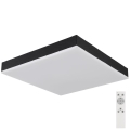 Globo - LED Prigušiva plafonjera LED/24W/230V 2700-6500K crno + Daljinski upravljač
