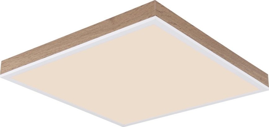 Globo - LED Prigušiva plafonjera LED/24W/230V 2700-6500K + Daljinski upravljač braon/bela