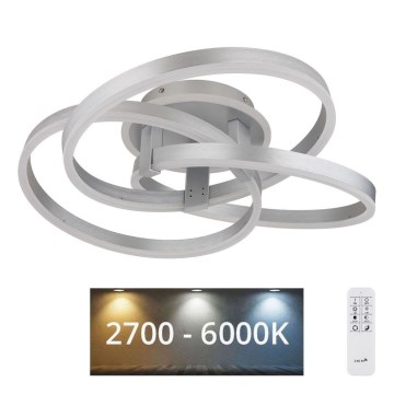 Globo - LED Prigušiva plafonjera LED/56W/230V 2700 - 6000K + Daljinski upravljač