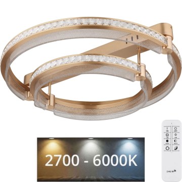 Globo - LED Prigušiva plafonjera LED/78W/230V 2700K-6000K + Daljinski upravljač
