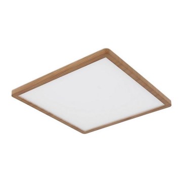 Globo - LED Prigušiva plafonjera za kupatilo LED/18W/230V 29,4x29,4 cm IP44 braon