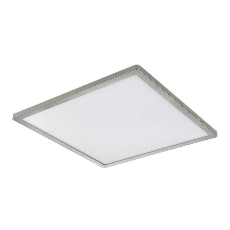 Globo - LED Prigušiva plafonjera za kupatilo LED/18W/230V 29,4x29,4 cm IP44 mat krom