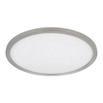 Globo - LED Prigušiva plafonjera za kupatilo LED/18W/230V pr. 29,4 cm IP44 mat krom