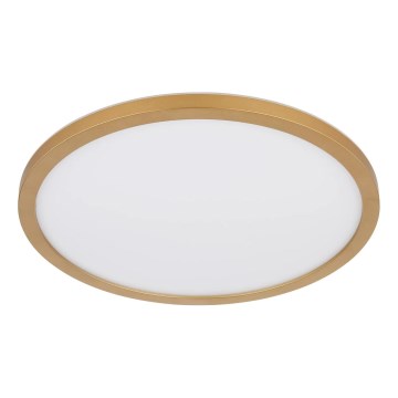 Globo - LED Prigušiva plafonjera za kupatilo LED/24W/230V 3000K IP44 pr. 42 cm mesing