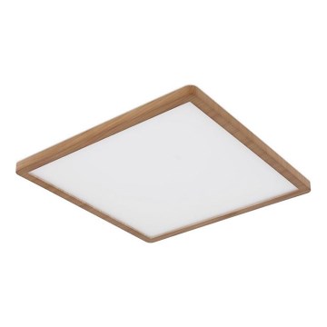 Globo - LED Prigušiva plafonjera za kupatilo LED/24W/230V 42x42 cm IP44 braon