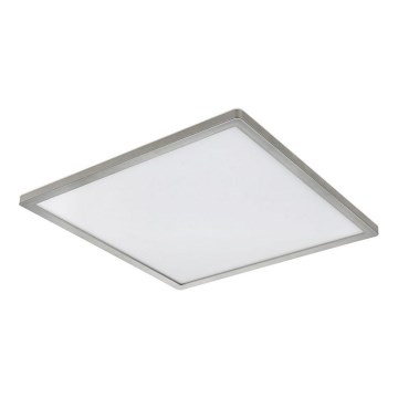 Globo - LED Prigušiva plafonjera za kupatilo LED/24W/230V 42x42 cm IP44 mat krom