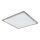 Globo - LED Prigušiva plafonjera za kupatilo LED/24W/230V 42x42 cm IP44 mat krom