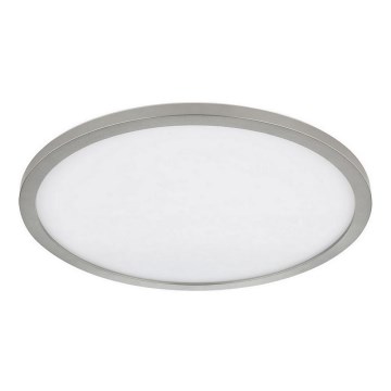 Globo - LED Prigušiva plafonjera za kupatilo LED/24W/230V pr. 42 cm IP44 mat krom
