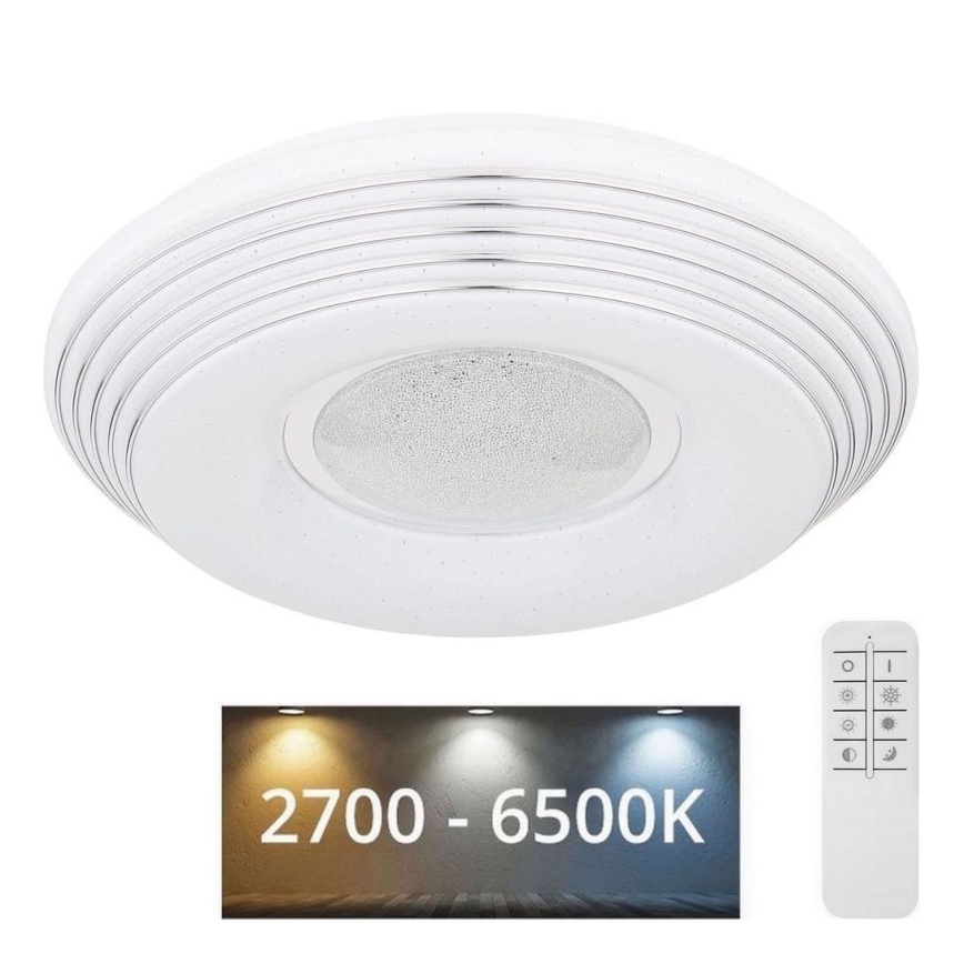 Globo - LED prigušiva plafonska svetiljka LED/24W/230V 2700-6500K + daljinski upravljač