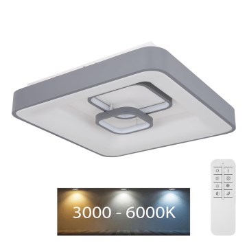 Globo - LED prigušiva plafonska svetiljka LED/50W/230V 3000-6000K + daljinski upravljač