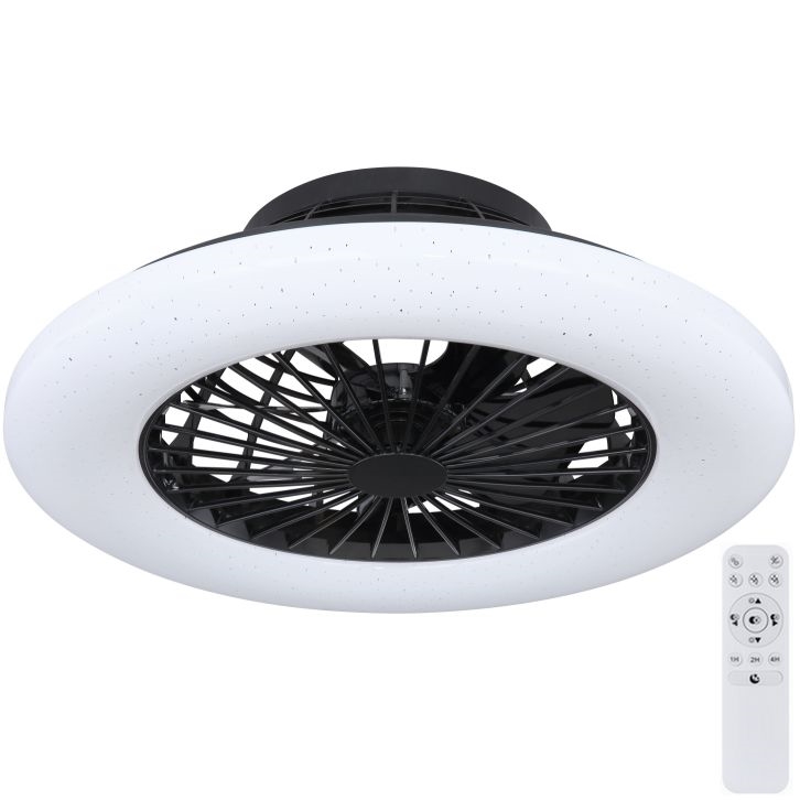 Globo - LED prigušiva plafonska svetiljka sa ventilatorom LED/30W/230V 3000-6500K + daljinski upravljač