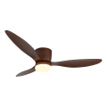 Globo - LED prigušiva plafonski ventilator LED/20W/230V 3000-6500K + daljinsko upravljanje