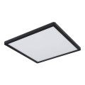 Globo - LED prigušiva plafonsko svetlo za kupatilo LED/24W/230V 42x42 cm IP44 crna