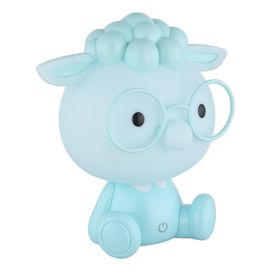 Globo - LED prigušiva punjiva dečija noćna lampica LED/1W/5V 500 mAh plava