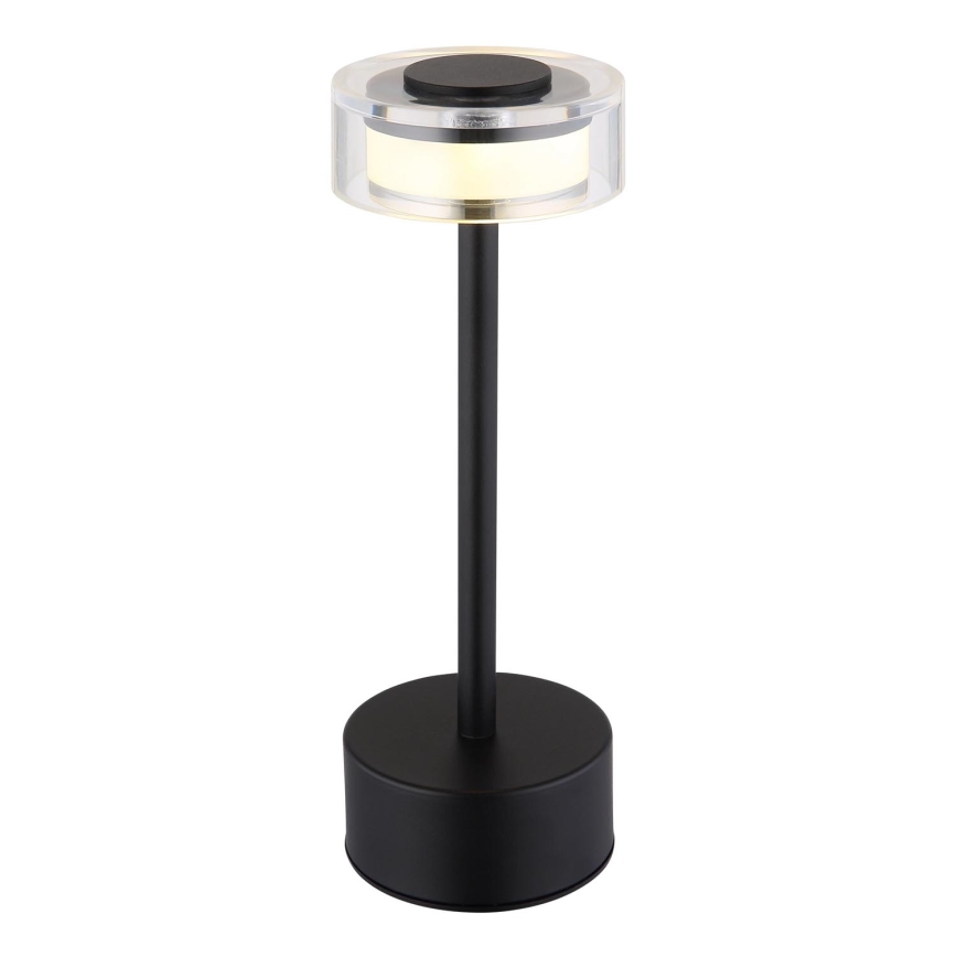 Globo - LED Prigušiva punjiva dodirna stona lampa LED/2,5W/3,7V 2700/4000/6500K 1800mAh crno