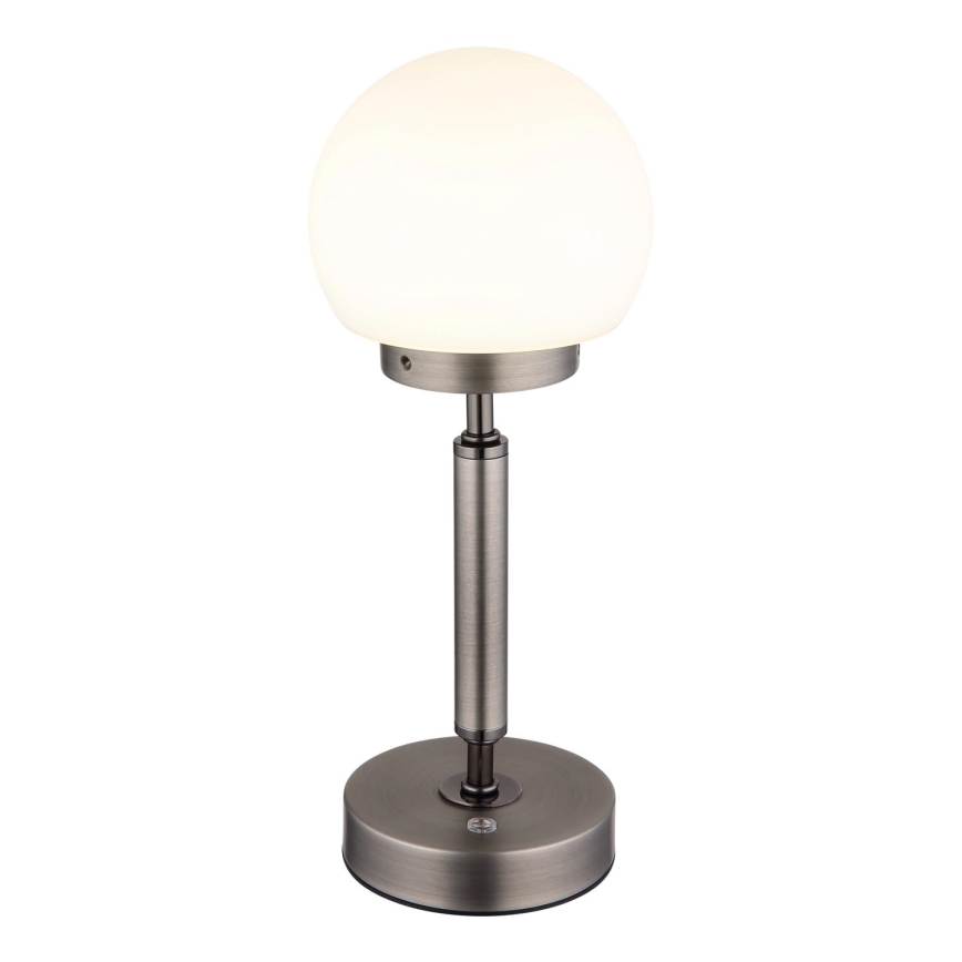 Globo - LED Prigušiva punjiva dodirna stona lampa LED/2,5W/5V 1800mAh 2700/4000/6500K antracit