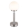 Globo - LED Prigušiva punjiva dodirna stona lampa LED/2,5W/5V 1800mAh 2700/4000/6500K mat krom