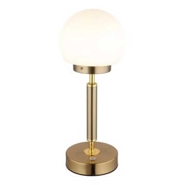 Globo - LED Prigušiva punjiva dodirna stona lampa LED/2,5W/5V 1800mAh 2700/4000/6500K mesing