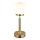 Globo - LED Prigušiva punjiva dodirna stona lampa LED/2,5W/5V 1800mAh 2700/4000/6500K mesing