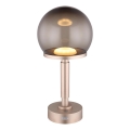 Globo - LED Prigušiva punjiva dodirna stona lampa LED/2,5W/5V 1800mAh 2700/4000/6500K roze zlatno