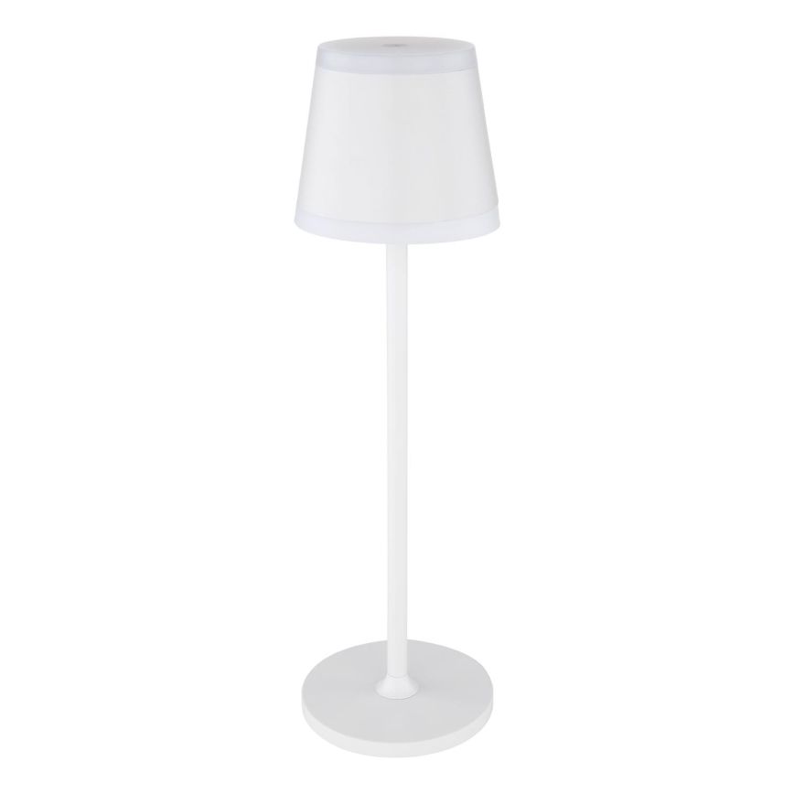 Globo - LED Prigušiva punjiva dodirna stona lampa LED/4,6W/230V 1800 mAh USB IP54 bela