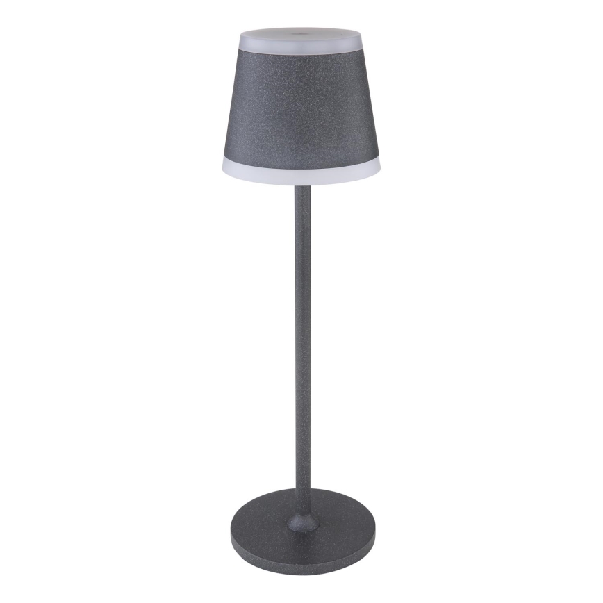 Globo - LED Prigušiva punjiva dodirna stona lampa LED/4,6W/3,7V 3000K 1800mAh sivo IP54