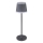 Globo - LED Prigušiva punjiva dodirna stona lampa LED/4,6W/3,7V 3000K 1800mAh sivo IP54