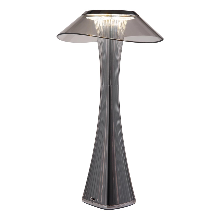Globo - LED Prigušiva punjiva stona lampa LED/2,5W/3,7V 1200mAh 2700K/4500K/6500K crno