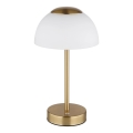 Globo - LED Prigušiva punjiva stona lampa LED/2,5W/5V 1800mAh 2700K/4000K/6500K mesing