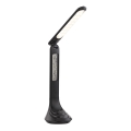 Globo - LED prigušiva punjiva stona lampa sa displejem LED/4W/230V 2200 mAh crna