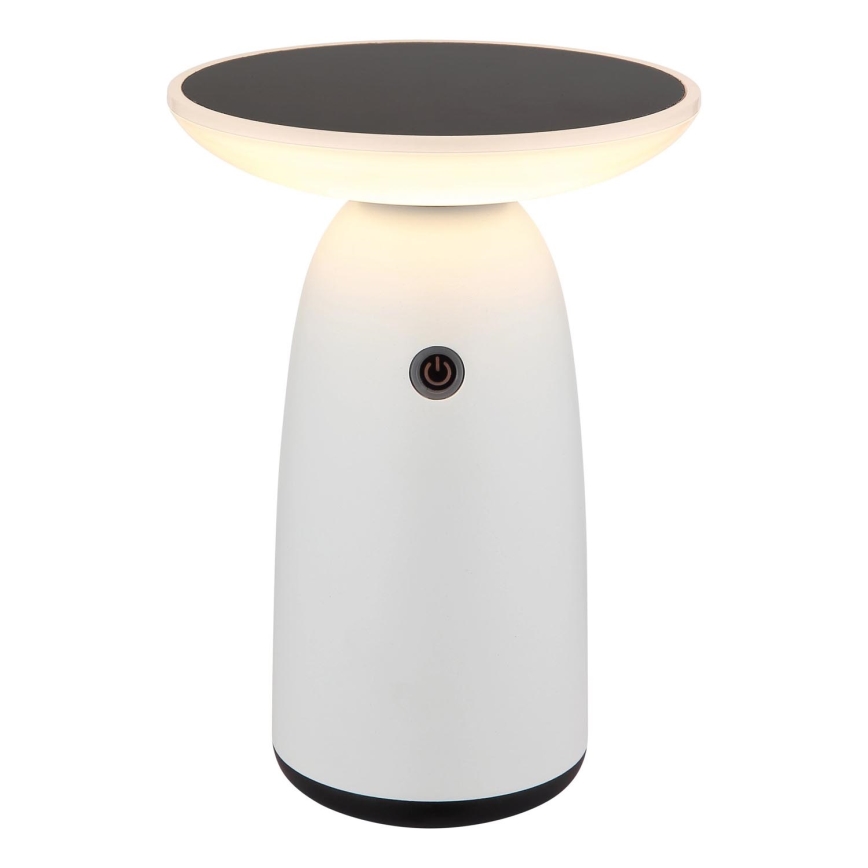 Globo - LED Prigušiva solarna dodirna lampa LED/10W/230V IP54 bela