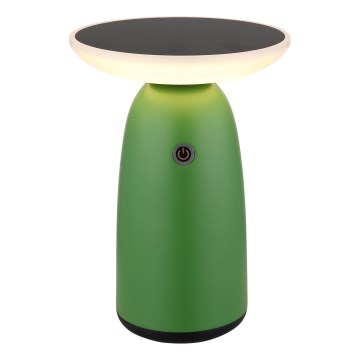 Globo - LED Prigušiva solarna dodirna lampa LED/10W/3,7V IP54 zelena