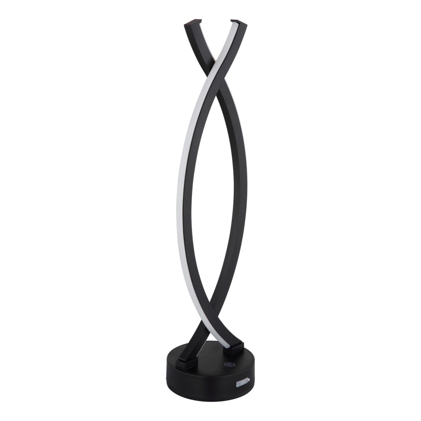 Globo - LED Prigušiva stona lampa na dodir LED/1W/3,7V 3000K 1800 mAh USB crno