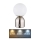 Globo - LED Prigušiva stona lampa na dodir LED/2,5W/3,7V 2700K/4000K/6500K 1800 mAh USB mat krom