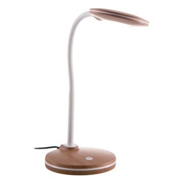 Globo - LED Prigušiva stona lampa na dodir LED/4W/230V braon