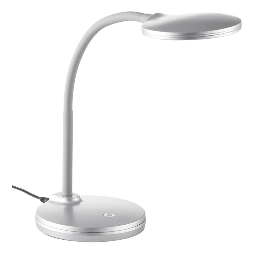 Globo - LED Prigušiva stona lampa na dodir LED/4W/230V srebrno