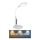 Globo - LED Prigušiva stona lampa na dodir LED/9W/230V 3000/4000/6500K sivo