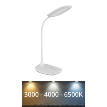 Globo - LED Prigušiva stona lampa na dodir LED/9W/230V 3000K/4000K/6500K CRI 90 bela