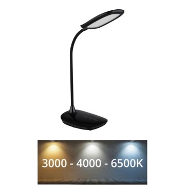 Globo - LED Prigušiva stona lampa na dodir LED/9W/230V 3000K/4000K/6500K CRI 90 crno