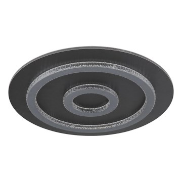 Globo - LED prigušiva stropna svetiljka LED/40W/230V 3000-6500K prečnik 45 cm antracit + daljinski upravljač