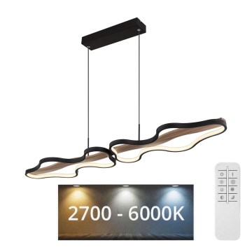 Globo - LED Prigušivi luster na sajli LED/36W/230V 2700-6000K + Daljinski upravljač