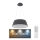 Globo - LED Prigušivi luster na sajli LED/45W/230V 3000-6000K + Daljinski upravljač