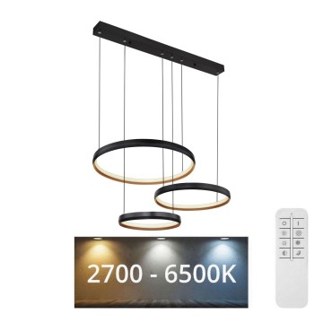 Globo - LED Prigušivi luster na sajli LED/55W/230V 2700-6000K + Daljinski upravljač