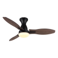 Globo - LED Prigušivi plafonski ventilator LED/22W/230V 3000/4500/6000K + Daljinski upravljač