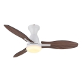 Globo - LED Prigušivi plafonski ventilator LED/22W/230V 3000/4500/6000K + Daljinski upravljač