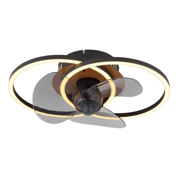 Globo - LED Prigušivi plafonski ventilator LED/24W/230V 2700-6500K + Daljinski upravljač