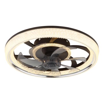 Globo - LED Prigušivi plafonski ventilator LED/30W/230V 2700-6000K + Daljinski upravljač