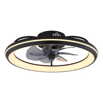 Globo - LED Prigušivi plafonski ventilator LED/40W/230V 3000-6500K + Daljinski upravljač