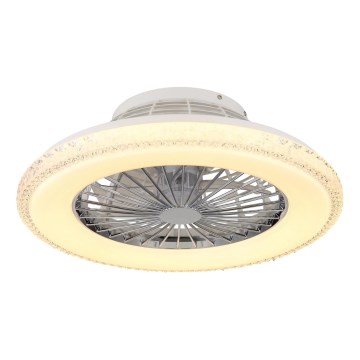 Globo - LED Prigušivi plafonski ventilator LED/40W/230V 3000-6500K + Daljinski upravljač