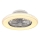 Globo - LED Prigušivi plafonski ventilator LED/40W/230V 3000-6500K + Daljinski upravljač
